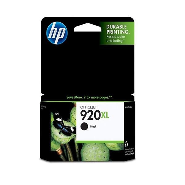 HP 920XL Black Original Ink Cartridge (CD975AN) Ea