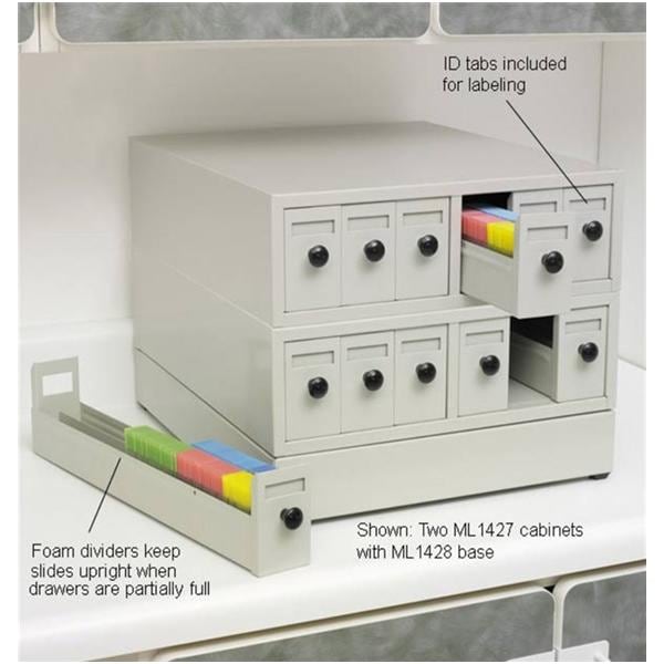 Microscope Slide Storage Cabinet Gray 5000 Position Ea