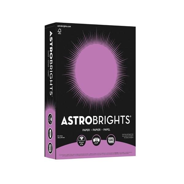 Astrobrights Paper 8.5 in x 11 in 24 Lb Planetary Purple 500/Ream Ea