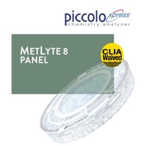 Piccolo Xpress MetLyte 8 Panel Reagent Disc CLIA Waived 10/Bx