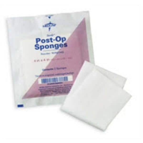 Post-Op Cotton Gauze Sponge 3x4" Non-Sterile Not Made With Natural Rubber Latex