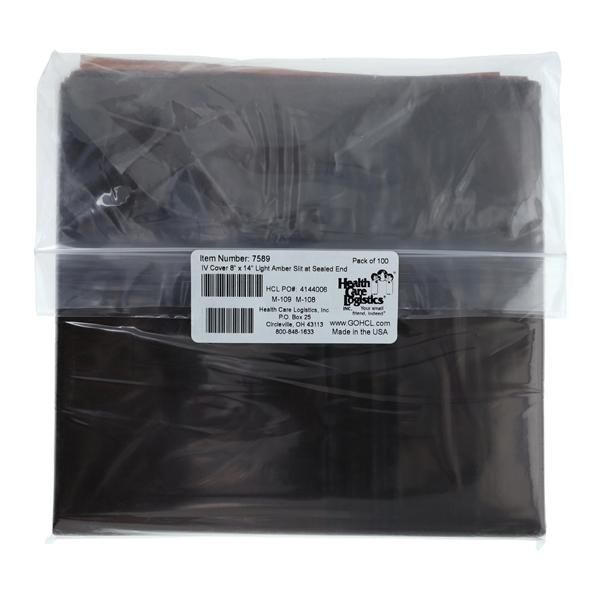 IV Cover Bag 1.5mil Polyethylene 2mL 8x14" 100/Bx