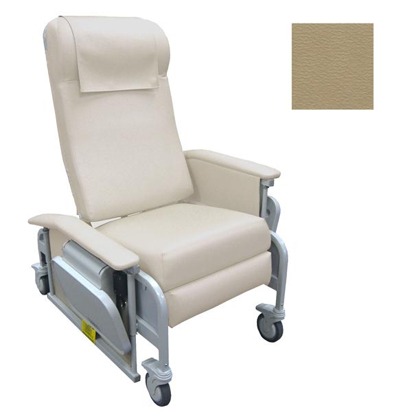 CareCliner Trendelenburg Recliner Vinyl 275lb Capacity Taupe Ea