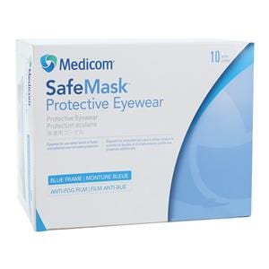 SafeBasics Protective Eyewear Blue 10/Bx