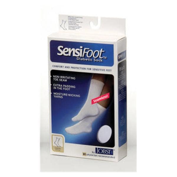 Jobst Sensifoot Diabetic Socks Adult X-Small Men 3.5-5.5 / Women 4.5-6.5