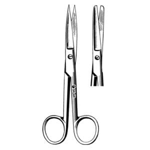 Operating Scissors Straight 5-1/2" Stainless Steel Non-Sterile Reusable 1/Pr