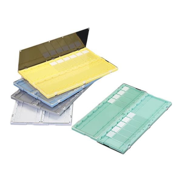 SlideFolder Microscope Slide Storage Folder White 20 Position 10/Ca