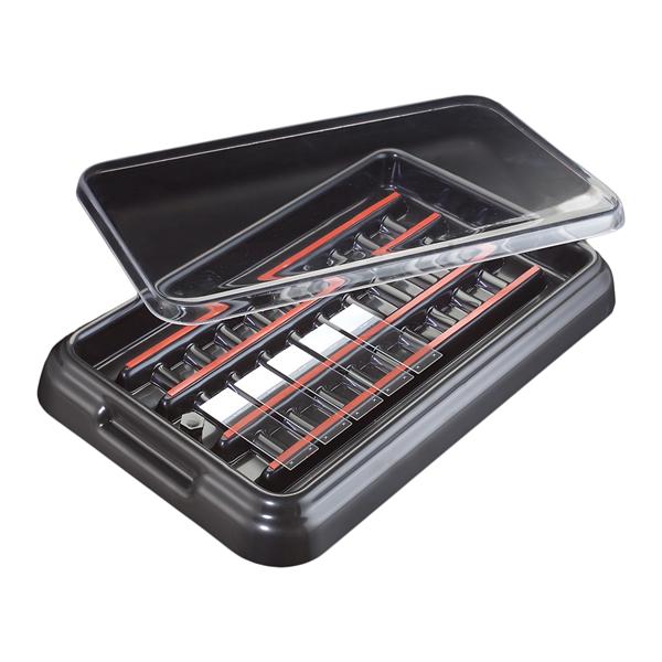 StainTray Slide Staining System Rectangular Black 1/Ca