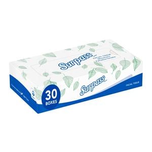 Surpass Facial Tissue White 2 Ply 100/Bx