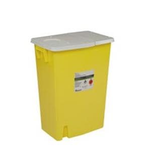 SharpSafety Chemotherapy Waste Container 18 Gallon Ylw 12.75x18.25x26" PP 1/Ea, 5 EA/CA