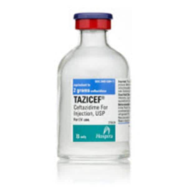 Tazicef Injection 2gm/vl Powder SDV 10/Pk