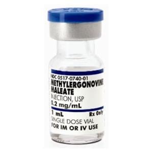 Methylergonovine Maleate Injection 0.2mg/mL SDV 1mL 20/Package