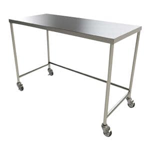 Instrument Table 36x24x34" 3" Swivel Casters