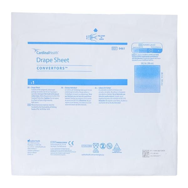 Convertors Tiburon 39x39" Sterile Sheet Drape Non-Fenestrated