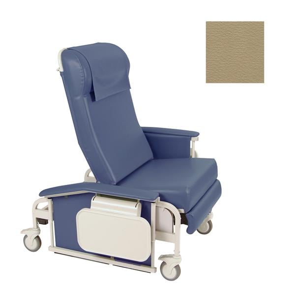 CareCliner Trendelenburg Recliner Vinyl 450lb Capacity Taupe Ea