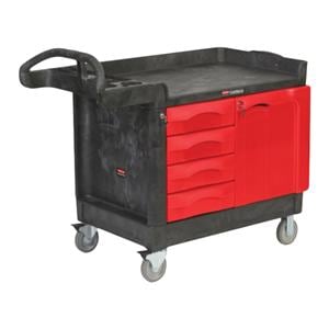 TradeMaster Tool/Supply Cart 49x26-1/4x38" (4) 5" Caster/2 Locking