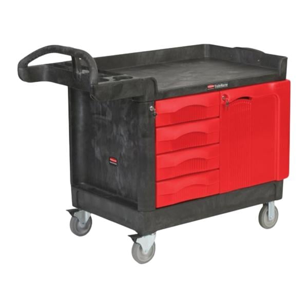 TradeMaster Tool/Supply Cart 49x26-1/4x38" (4) 5" Caster/2 Locking