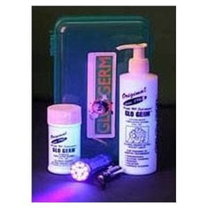 Glo Germ 1003 Oil Kit With 1.9 oz Powder/ 9LED UV Flashlight/ Battery In Case Ea