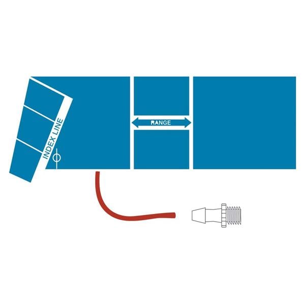 Calibrated V-Lok Blood Pressure Cuff & Inflation Bag Tn LF For WA Mntr Ea