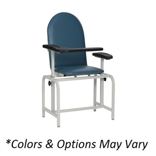 Solace Blood Drawing Chair Mauve Vinyl 300lb Capacity Ea