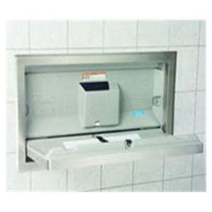 Koala Kare Baby Changing Station Stainless Steel Gray Ea