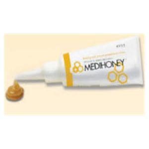 MediHoney Polymer Wound Paste Tube Brown Absorbent