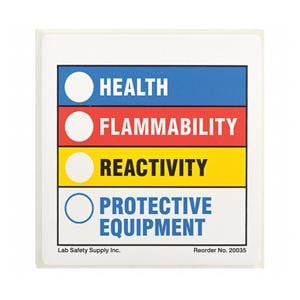 Brady HMIG 3-7/8x3-7/8" Informational Label 100/Pk