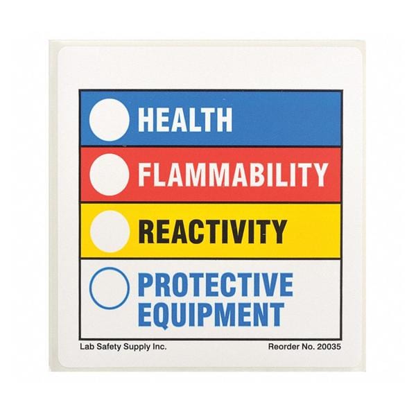 Brady HMIG 3-7/8x3-7/8" Informational Label 100/Pk