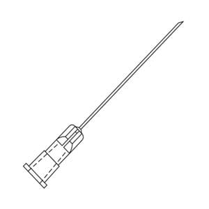 Retrobulbar Atkinson Anesthesia Needle 25gx1-1/2" Conventional 10/Bx