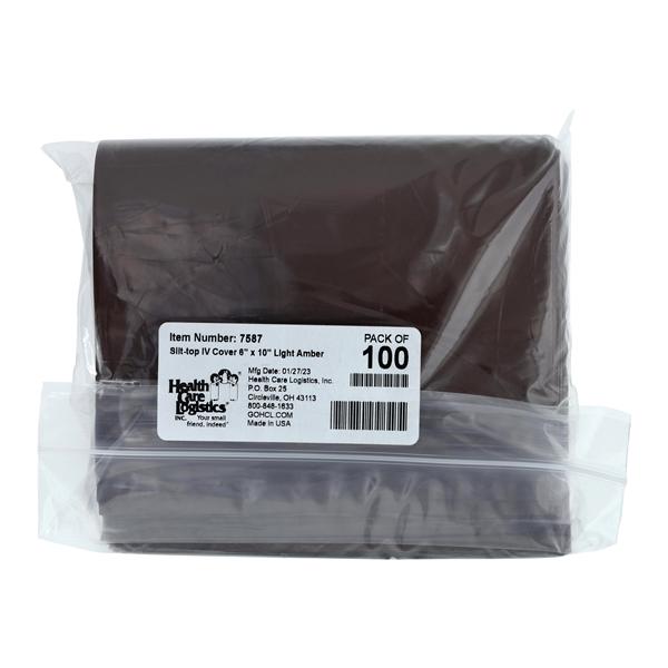 IV Cover Bag 1.5mil Polyethylene 2mL 6x10" 100/Bx