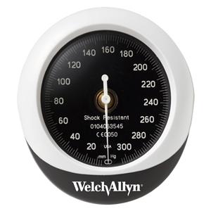 DuraShock Silver Series Aneroid Gauge Gry/Blk LF Ea