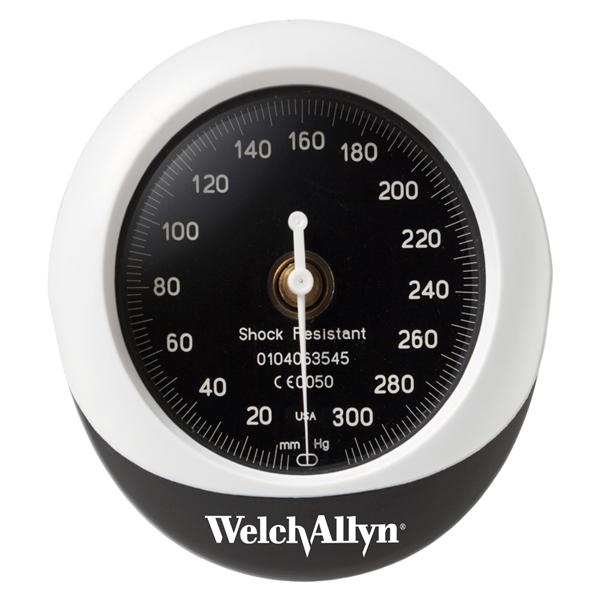 DuraShock Silver Series Aneroid Gauge Gry/Blk LF Ea