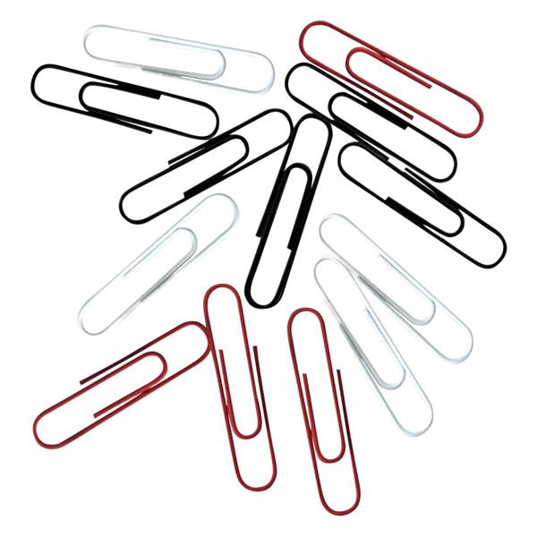 Jumbo Vinyl Paper Clips Assorted Colors 200/Pk