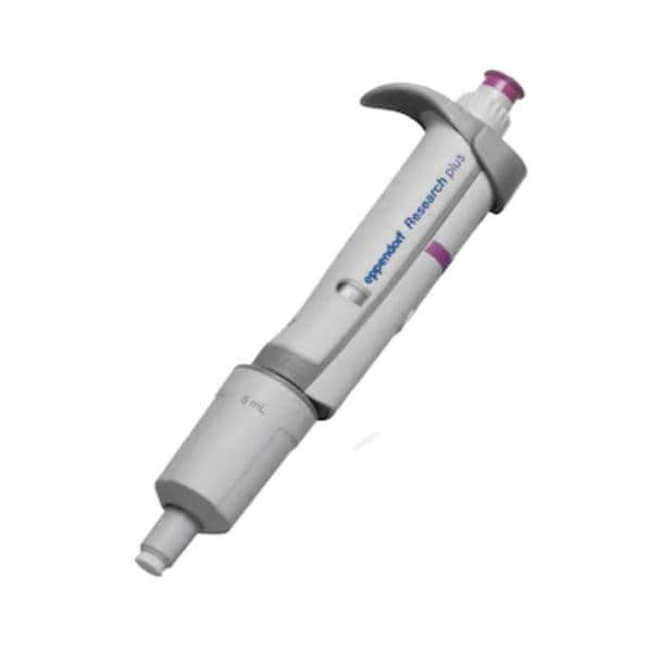 Research Adjustable Volume Pipette 0.5-5mL Violet Ea