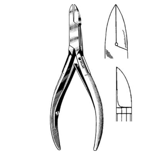 Sklarlite Littauer Cutting Forcep Curved Back Autoclavable Ea