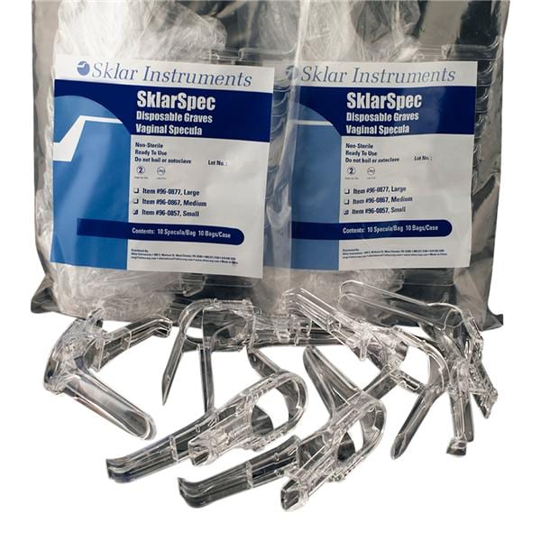 Sklar Instruments 6 in. x 8 in. Ziplock Bags Sterile, Sklar, Polyethylene.