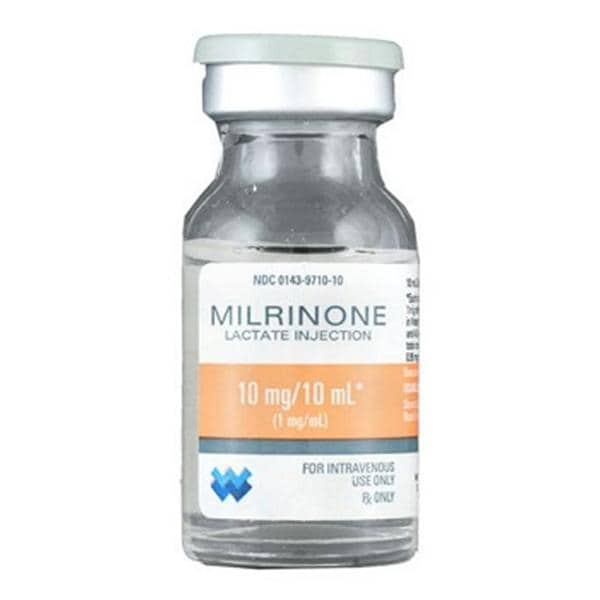 Milrinone Lactate Injection 1mg/mL SDV 10mL 10/Bx