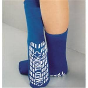 Pillow Paws Patient Socks Universal Royal Blue Unisex 48Pr/Ca