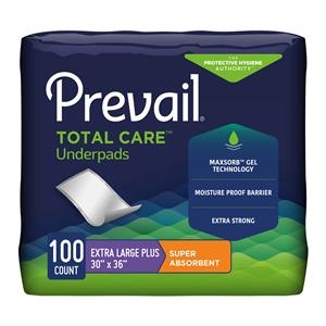 Prevail Total Care Incontinence Underpad Unisex 30x36" Heavy Peach 4x25/Ca