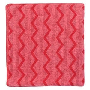 Cloth Hygen Microfiber 16x16 Red 12/Pk 12/Pk