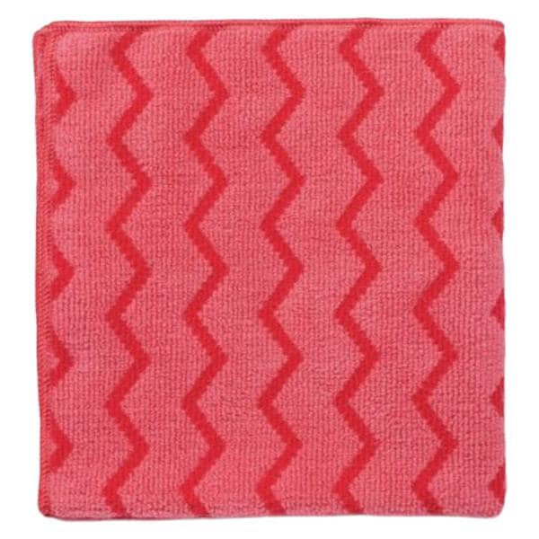 Cloth Hygen Microfiber 16x16 Red 12/Pk 12/Pk