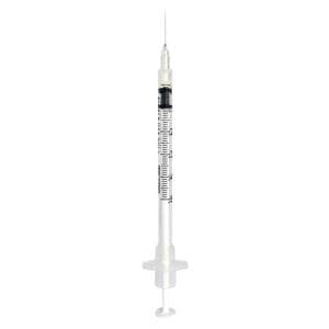 Needle/Syringe Safety InviroSnap 1mL 26gx3/8" Fixed Needle 25x40/Ca