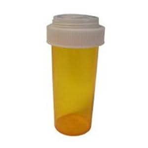 Medicine Vial Plastic 16 Dram Amber Reusable 240/Ca