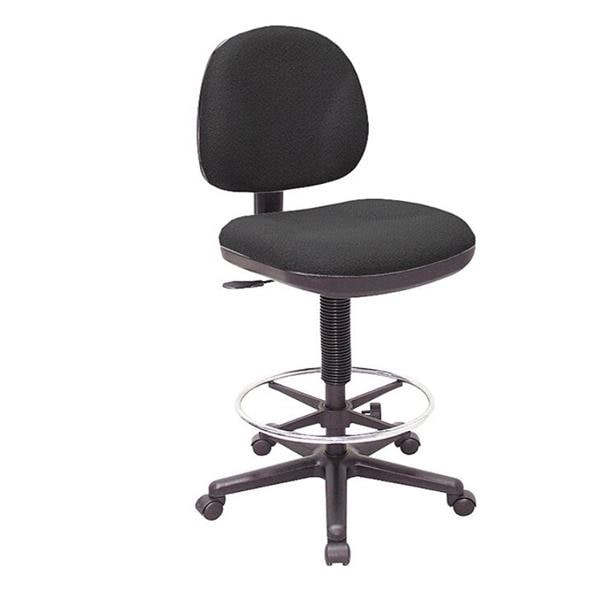 Pneumatic Adjustable Task Chair 50.5 in x 24 in x 24 in Black Ea