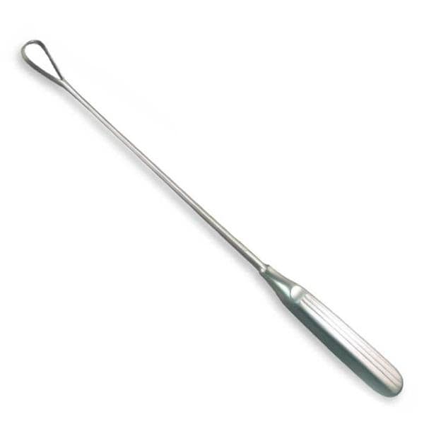 Sims Uterine Curette 8x4mm Stainless Steel Non-Sterile Reusable Ea