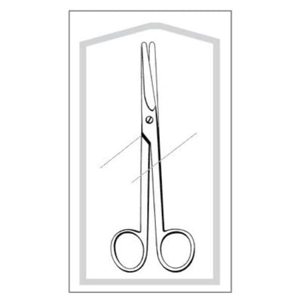 Econo Mayo Dissecting Scissors Straight 5-1/2" Stainless Steel Strl Disp 25/Bx