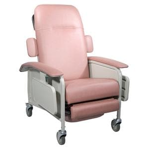 Clinical Care Patient Recliner Vinyl 250lb Capacity Blue Ridge Ea