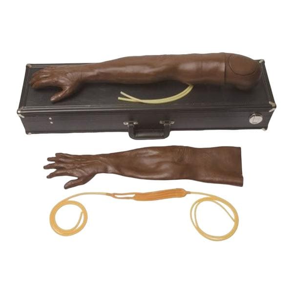 Multi-Venous IV Arm Training Adult Male Simulator Kit Ea