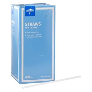 Straws Drinking Flexible 10" Wrapped 1600/Ca