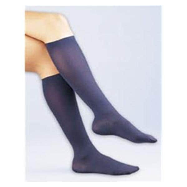 Activa Sheer Therapy Compression Dress Socks Knee High Large W Women 8-10.5 Blk